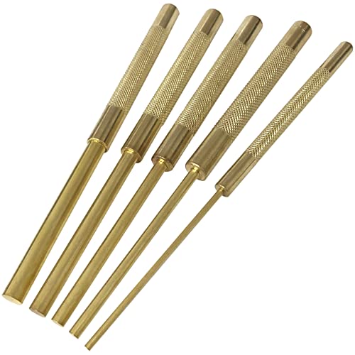 3 mm bis 9,5 mm lang Messing Splinttreiber-Set – 5 Teile von 1/8 bis 3/20,3 cm Werkzeug von Jewellers Tools