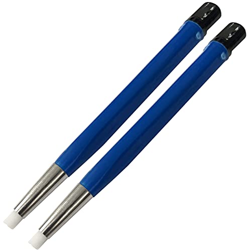 Jewellers Tools 2 x Kratzbürste (blau): Nylonbürste zum Entfernen von Kratzern und Uhren, 25 Stück von Jewellers Tools