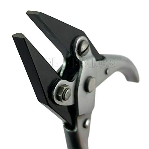 Parallelzange für Schmuckperlen, halbrunde Nase, 125 mm von Jewellers Tools