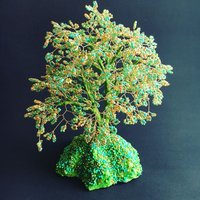st Patrick Tag Handgemachte Dekor Draht Gewickelt Baum Perlen Bonsai Skulptur st Patrick Tag Handgemachte Dekor Draht Gewickelt Baum Perlen Bonsai Skulptur von JewelryFlower8888
