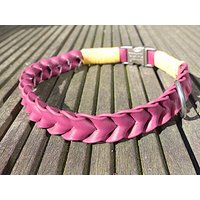 Geflochtenes Biothane Halsband Mit Takelung Und Alu Max Click-Verschluss von JewelsNapfgerecht