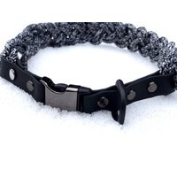 Geflochtenes Tauhalsband Mit Biothane-Adapter Und Klickverschluss von JewelsNapfgerecht