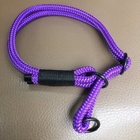 Tauhalsband Mit Ledertakelung Hund Zugstopp von JewelsNapfgerecht
