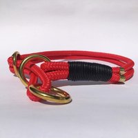 Tauhalsband Mit Ledertakelung Hund Zugstopp Tauhalsband Mit Ledertakelung Hund Zugstopp von JewelsNapfgerecht