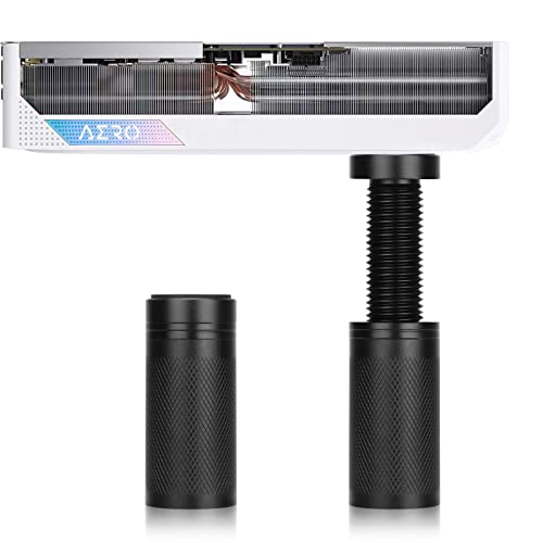 Jeymei Grafikkarten-GPU-Halterung, robuster GPU-Ständer, Aluminium, silberfarben, Chassis-Halterung von Jeymei
