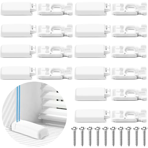 10 Stück Plissee Ersatzteile Klemmträger,Plissee Halterung Kunststoff Plissee Ersatzteile Plissee Spannschuhe für Stick & Fix Klebeträger 10 Stück Plissee Ersatzteile Klemmträger,Plissee Halterung Kunststoff Plissee Ersatzteile Plissee Spannschuhe für Stick & Fix Klebeträger von Jeyrup