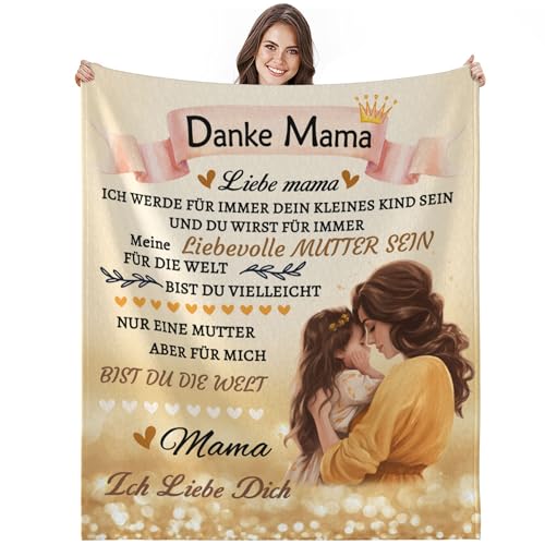 JhcsDy Geburtstagsgeschenk für Mama Decke,Geschenk zum Muttertag Beste Mama Geschenk Besondere Geschenke Mama Geschenke für Mütter von JhcsDy