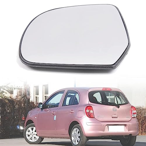 JiAYuF für Nissan March IV 2010-2015 Auto Außenspiegel Links Rechts Tür Seite Flügel Spiegel Glas Erhitzt Rückansicht Rück,A-Left von JiAYuF