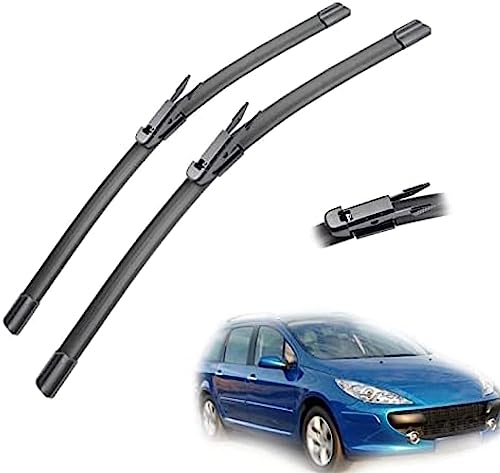 JiAnFacAI Auto Frontscheibe Scheibenwischerblätter Set Für Peugeot 307 Hatchback 307CC 307SW Estate 2005 2006 2007 2008 2009,wischerblätter Set für Frontscheibe Scheibenwischer Vorne JiAnFacAI Auto Frontscheibe Scheibenwischerblätter Set Für Peugeot 307 Hatchback 307CC 307SW Estate 2005 2006 2007 2008 2009,wischerblätter Set für Frontscheibe Scheibenwischer Vorne von JiAnFacAI