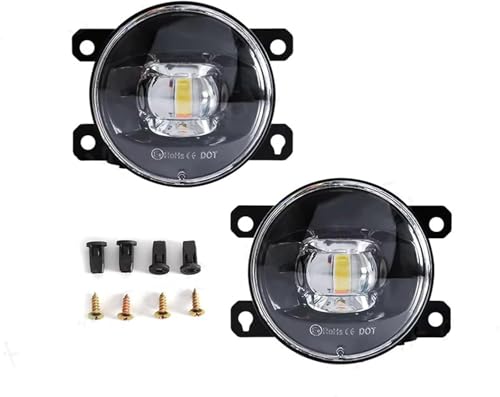 JiAnFacAI Auto-Nebelscheinwerfer Für Land Rover Freelander 2 LR2 2006-2010 2011 2012 2013 2014 3.54",Auto Nebelscheinwerfer Auto-Frontstoßstange Links und rechts Nebelscheinwerfer -Tagfahrlicht von JiAnFacAI