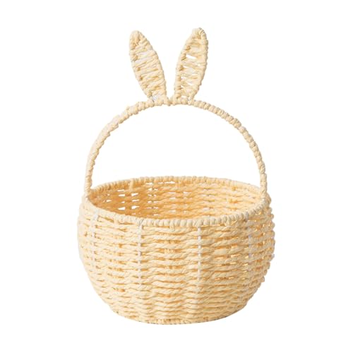 Osterkörbchen Mit Henkel, Kinder Osternest Korb, Oster Geschenktüten, Ostertüten Aufbewahrung Ostergeschenke Ostern Eier Süssigkeit Plätzchen, Handgeflochtenerb Kleiner Weidenkorb mit Henkel (Gelb) Osterkörbchen Mit Henkel, Kinder Osternest Korb, Oster Geschenktüten, Ostertüten Aufbewahrung Ostergeschenke Ostern Eier Süssigkeit Plätzchen, Handgeflochtenerb Kleiner Weidenkorb mit Henkel (Gelb) von JiJiRuDU