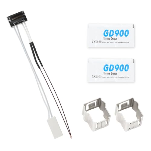 3D Drucker Zubehör Für Bambu Lab P1P/P1S, 24V 48W Keramik Heizelement Mit Thermistor, Präziser Temperatursensor Für Heizblock, Schnelle Aufheizrate, Lange Lebensdauer, Befestigungsclips Inklusive von JiaHeHe