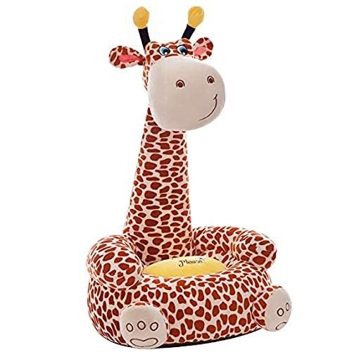 JiaWell Sitzsack for Kinder, Sitzhocker, Babyhocker, Stuhl, Kinderspielzeug, Kindersofasitz, Kinderstuhl, Sessel, Tiersofasitz(Giraffe) von JiaWell