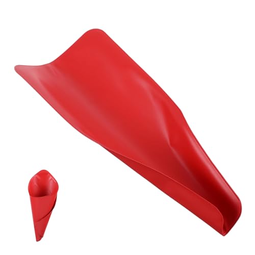 Wiederverwendbares Ölwechsel-Entleerungs- und Füllwerkzeug, flexibler Öltrichter, Entleerungswerkzeug, Kraftstofftrichter für Auto, LKW, Motorräder, Automobile, Rot, 17 x 37 cm von JiaYiXu