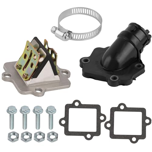 Membranblock mit Ansaugstutzen Dichtungen Set für Yamaha Aerox für Yamaha Jog 50cc 2-Takt-Roller-Moped SACHS Polaris Sportsman 90 Scrambler Predator 0450065 0450063 von Jiacheng