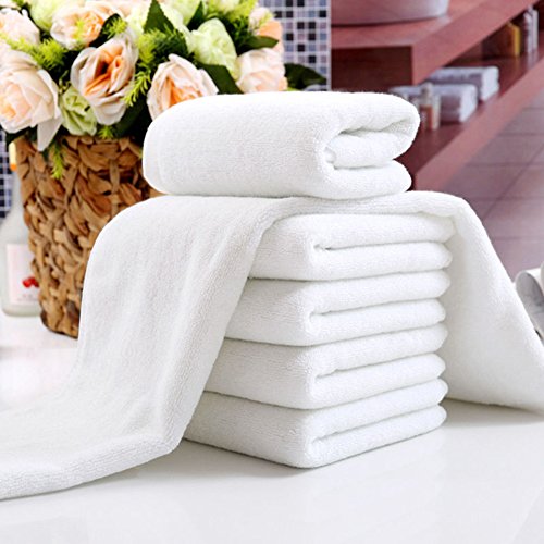 Jiacheng29_ Hochwertige, saugfähige Handtücher, 1 Stück, weiß, weiches Badetuch für Zuhause, Hotel, Waschlappen, Reisehandtuch, 30 x 70 cm, Einheitsgröße von Jiacheng29_