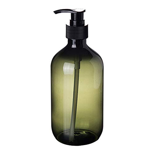 Jiacheng29_ Nachfüllbare Flasche, 300/500 ml, Lotion, Shampoo, Duschgel, Seifenspender, leere Badepumpe, Flasche (grün 300 ml) von Jiacheng29_