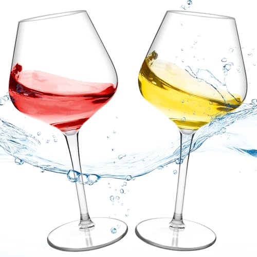 Jiahm 530ml Schwimmende Weingläser für Pool, 2er-Set Weingläser Kunststoff, Tritan Champagner Plastik Floating Wine Glasses für Camping, Picknick, Badewanne, Pool Accessoires Jiahm 530ml Schwimmende Weingläser für Pool, 2er-Set Weingläser Kunststoff, Tritan Champagner Plastik Floating Wine Glasses für Camping, Picknick, Badewanne, Pool Accessoires von Jiahm
