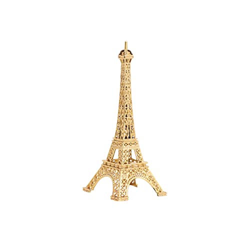 Jiakalamo Metall Eiffelturm Statue Modell, Eiffelturm Dekor, passend für Zuhause, Büro Dekoration Handwerk, 3D Eiffelturm Modell Schreibtisch Schlafzimmer Ornament Geschenk(Size:13cm/5,1inch) von Jiakalamo