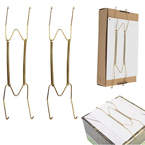 Wandplattenaufhänger, Besteckständer, 30,5 cm, Wanddekoration, Geschirraufhänger, Halter für Heimdekoration, Schrank-Organizer, unsichtbarer Tellerfederhaken-Halter, Wanddisplay (30,5 cm, 2 Stück) von Jiakalamo