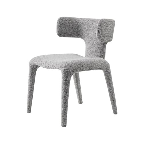 Jian1004 Esszimmerstuhl, Moderner französischer Esszimmerstuhl, minimalistischer kreativer Hocker for den Küchentisch(Gray) von Jian1004
