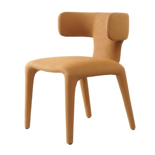 Jian1004 Esszimmerstuhl, Moderner französischer Esszimmerstuhl, minimalistischer kreativer Hocker for den Küchentisch(Khaki) von Jian1004