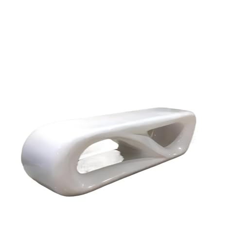 Jian1004 Gartenbänke FRP-Außenbank, Sitzgelegenheiten for Gewerbeparks for Einkaufszentren und Gärten(White,120cm) von Jian1004