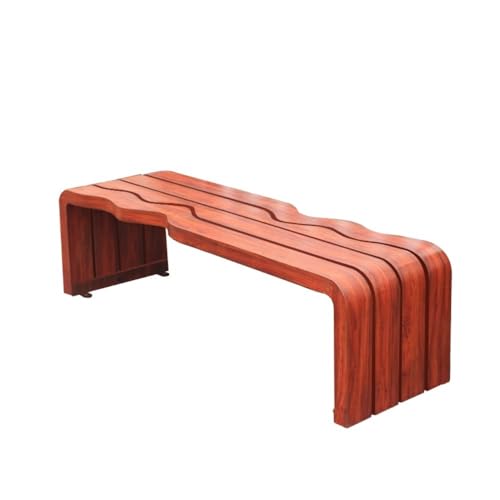 Jian1004 Gartenbänke Gartenbank aus Edelstahl – Terrassen-Parkstuhl for den Außenbereich(180cm) von Jian1004