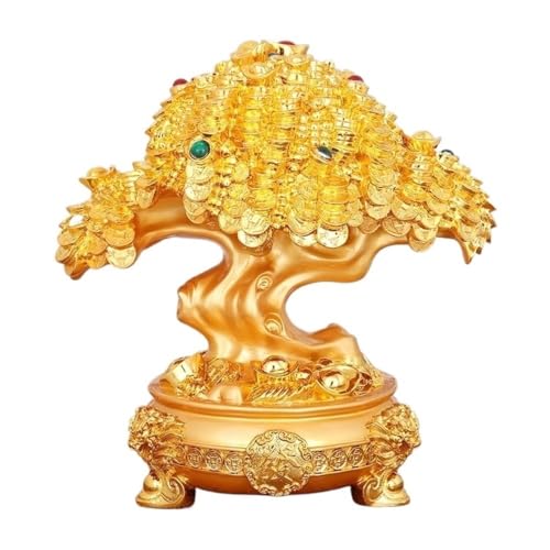 Jian1004 Skulpturen Wohndekor, Glücksbringer-Geldbaum-Dekor – Feng Shui Schreibtisch-Ornament for Zuhause/Büro Jian1004 Skulpturen Wohndekor, Glücksbringer-Geldbaum-Dekor – Feng Shui Schreibtisch-Ornament for Zuhause/Büro von Jian1004
