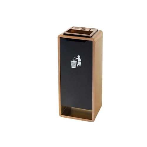 Mülleimer für draußen, Edelstahl-Mülleimer for Hotellobby, Gewerbe mit Aschenbecher(Rose Gold) von Jian1004