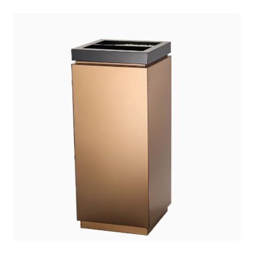 Mülleimer für draußen, Recycling-Mülleimer aus Edelstahl, Aschenbecher for den Außenbereich for die Hotellobby(Black Gold) von Jian1004