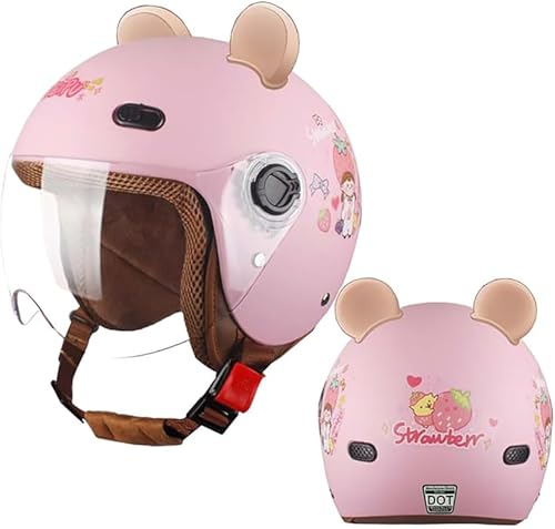 Motorrad-Cartoon-Kinderhelm, 3/4-Offenes Gesicht, Halbelektrisches Fahrrad, Spider Für Kinder Von 2–14 Jahren, Jugend, Go-Kart, Vierrad, ATV, Moped, Helm, DOT-Zugelassener Helm A8,45-55cm Motorrad-Cartoon-Kinderhelm, 3/4-Offenes Gesicht, Halbelektrisches Fahrrad, Spider Für Kinder Von 2–14 Jahren, Jugend, Go-Kart, Vierrad, ATV, Moped, Helm, DOT-Zugelassener Helm A8,45-55cm von JianJud