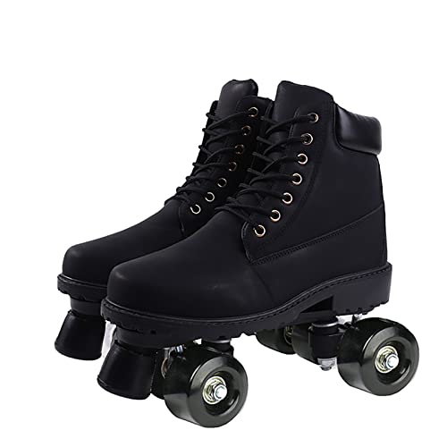 Rollschuhe Für Frauen, Outdoor-High-Top-Street-Damen-Skates, Verstellbare Zweireihige Indoor-Skates Für Anfänger, Erwachsene, Männer, Mädchen, Unisex B1,38 von JianJud