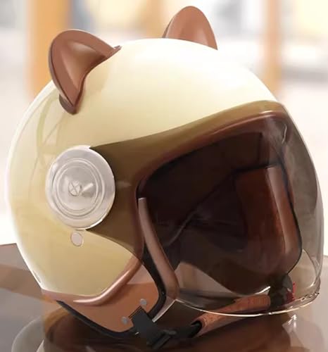 Sommer-Motorrad-Halb-Jugendhelm, Retro-Jet-Helm, Roller, Cruiser, Moped, DOT-Zugelassener Persönlichkeits-Kinderhelm, Anwendbarer Cooler Kinderhelm Für 4–12 Jahre Alte C,50-64cm Sommer-Motorrad-Halb-Jugendhelm, Retro-Jet-Helm, Roller, Cruiser, Moped, DOT-Zugelassener Persönlichkeits-Kinderhelm, Anwendbarer Cooler Kinderhelm Für 4–12 Jahre Alte C,50-64cm von JianJud