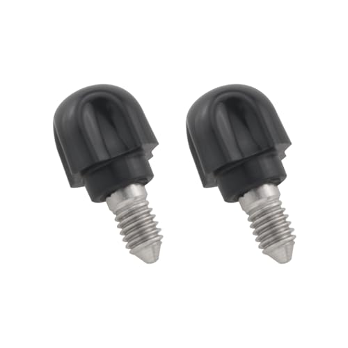 JianLing 2 x Rändelschrauben für Mixer, 37 mm, Metallabdeckung, universal, für Standmixer, Schwarz von JianLing