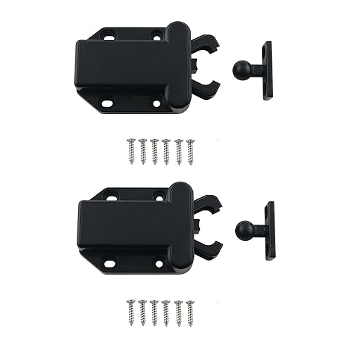 JianLing 2Pcs Self Rebound Magnetic Cabinet Lock with Screws Push Lock Self Locking Feature Hidden Lock for Cabinets Wardrobes Modern Home Without Handles JianLing 2Pcs Self Rebound Magnetic Cabinet Lock with Screws Push Lock Self Locking Feature Hidden Lock for Cabinets Wardrobes Modern Home Without Handles von JianLing