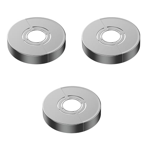 JianLing 3 Stück ABS leichte schneidbare Wand-dekorative Abdeckung Innendurchmesser 20 mm verdickte geteilte Art Duschkopf-Abdeckplatte Eckventil Wasserrohre Gasrohre Wasserhahn Heizkörperrohre JianLing 3 Stück ABS leichte schneidbare Wand-dekorative Abdeckung Innendurchmesser 20 mm verdickte geteilte Art Duschkopf-Abdeckplatte Eckventil Wasserrohre Gasrohre Wasserhahn Heizkörperrohre von JianLing