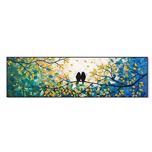 Gerahmtes Kunstwanddekorationsbild Vogelbild – Landschaftsleinwand Poster Wandbilder – Wohnzimmer Leinwand Tiermalerei 50 x 150 cm (20 x 59 Zoll) mit Rahmen von Jianghu Art