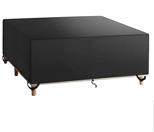 Jianghu Art Abdeckung GartenmöBel 220 x 180 x 85 cm, 160g/㎡ hochwertiges Polyester-Gewebe Schutzhülle für Gartentisch, Wasserdicht, UV-beständig 600D Oxford Gewebe von Jianghu Art