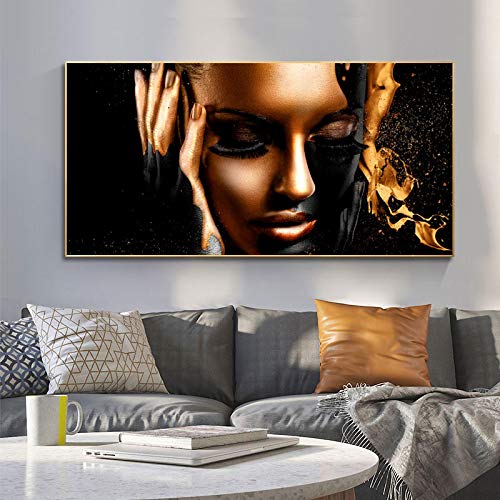 Sexy Frauen Bilder Große Wandkunst für Wohnzimmer - Gedruckt auf Leinwand Skandinavische Poster Wandmalereien Dekor 70x140cm (27 "x55") Kein Rahmen von Jianghu Art