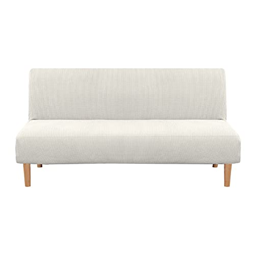 Jianyana Sofabezug, 3-Sitzer ohne Armlehnen, modernes Sofa, Bett (weiß) von jianyana