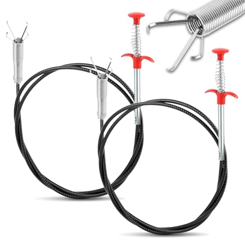 Jiavlyx 2 Stück Krallengreifer, 200cm Flexibel Greifkralle Greifer, Abflussreiniger Spirale, Kanalbaggergerät mit Greifhaken,Robust, langlebig und biegsam, für Küche, Bad und Abwasserkanäle Jiavlyx 2 Stück Krallengreifer, 200cm Flexibel Greifkralle Greifer, Abflussreiniger Spirale, Kanalbaggergerät mit Greifhaken,Robust, langlebig und biegsam, für Küche, Bad und Abwasserkanäle von Jiavlyx