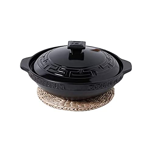 Tontopf Zum Kochen, Japanischer Steintopf Mit Deckel, Keramikauflauf Hot Pot Bibimbap Und Suppe, Tonsuppentopf Für 6-7 Personen, Hitzebeständig Für Küchenkochgeschirr,3.3L Tontopf Zum Kochen, Japanischer Steintopf Mit Deckel, Keramikauflauf Hot Pot Bibimbap Und Suppe, Tonsuppentopf Für 6-7 Personen, Hitzebeständig Für Küchenkochgeschirr,3.3L von Jiawinng