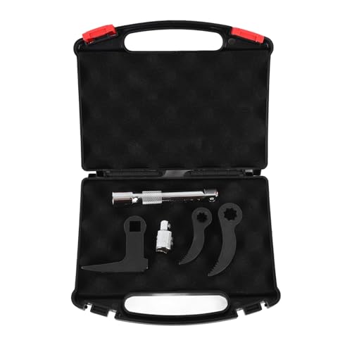 Adapterkopf-Set für Brechstangenschlüssel, 1/2 Zoll 3/8 Zoll Brechstangen-Adapterkopf mit Adapter und Verlängerungsstange, Halbwellen-Entfernungswerkzeug für Autoreparaturen von Jiawu