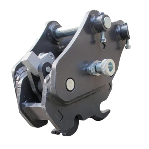 Anbaugeräte für Minibagger, Mechanische Schnellwechselkupplung für Kleine Bagger, Schnellkupplung aus legiertem Stahl, Passend für die Meisten Bagger bis zu 3 Tonnen von Jiawu