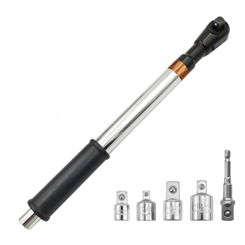Jiawu 1/2 Zoll Offset -Verlängerungsschlüssel für Elektrik mit Vielseitig 3/8 ", 1/4" und 1/2 "Quadratantriebsadapter, Impact Ratchet Extender -Werkzeug für Enge Räume von Jiawu
