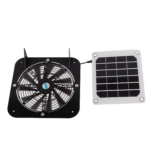 Jiawu 100-W-Solarpanel MIT 13,5-Zoll-Lüfter-Solarabluftventilator für GEWÄCHSHUER, Schuppen, Haustierhäuser, Verbesserte Luftzirkulation Jiawu 100-W-Solarpanel MIT 13,5-Zoll-Lüfter-Solarabluftventilator für GEWÄCHSHUER, Schuppen, Haustierhäuser, Verbesserte Luftzirkulation von Jiawu