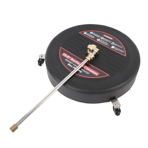 Jiawu 15,8 -Zoll -Power Waschmaschine Oberflächenreiniger mit Rädern, 300psi Druck, Premium Handwerkskunst, Geeignet für Anfänger und Profis von Jiawu