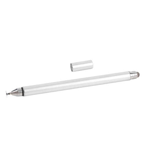 Jiawu 2 in 1 Doppelspitze Kapazitiver Touchscreen Stylus Stift für Kalender Display Fine Touchgenauigkeit für Büroangestellte (Silver) von Jiawu