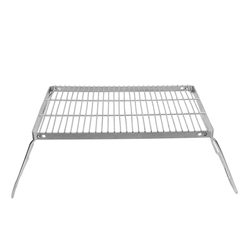 Jiawu 304 Edelstahl Faltbarer Campingplatz Grill Tragbarer Grill BBQ -Arist Zum Wanderpicknick und von Jiawu
